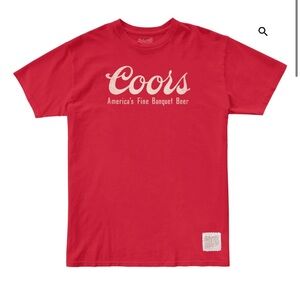 🍺🍺Red Coors Beer Tshirt NWT🍺🍺